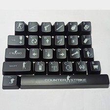 For Mechanical Keyboard Switcher 26 Keys ABS Backlitght Keycap Gaming Keycap Set picture