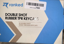 Rubber Translucent Keycap Set - Double Shot - OEM Profile - 23 Keys - Grip picture