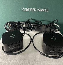 Pair of HP HSN-IX01 Thunderbolt G2 Docking Stations–120W, USB-C, Dual 4K Display picture