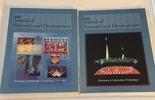 Lot of 2 IBM Journal of Research Development Vol 44 No 1/2 & 3 Jan Mar May 2000 picture
