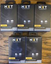 Lot Of 5 NXT Technologies 6' USB 2.0 Printer Cables NX29749 - NIB picture