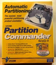 VCOM Partition Commander V9 PC Software ---NEW, FACTORY SEALED picture