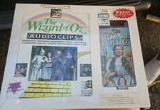 Vintage Wizard Of Oz Audio Clips Sound Source Windows 3.1 Software Bundle VHS picture
