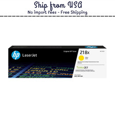 HP 218X High Yield Yellow Original LaserJet Toner Cartridge, ~2,500 pages picture