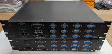 2x EBC Electronics ECU-RVS1 2U Rack Simulator I/O VGA RAD FFCS MCS CAGE 0WPG4 picture
