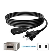 8FT 2 Prong AC Power Cord for Marantz HiFi Devices picture