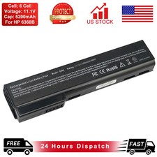 Battery For HP ProBook 6560b 6560b 6570b 628666-001 628668-001 CC06X LOT picture