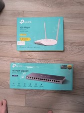 TP-Link TL-WA801N WiFi Access Point 2.4GHz and TP Link TL-SG116 Desktop Switch 1 picture