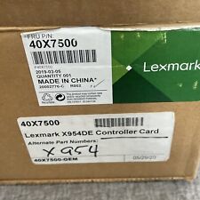 Genuine OEM Lexmark 40X7500 Controller Card X950 Series NEW OPEN BOX X954DE picture