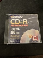 Memorex CD-R 700MB 80 Min High Capacity CD New Sealed ~Free Shipping picture