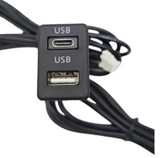 4 Pin 6 Pin to Dual USB Ports Panel Interface Extension For Multimedia Head Unit picture