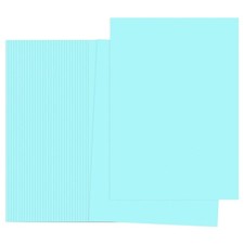 Light Blue Color Copy Paper, 100 Sheets 11.7x8.3