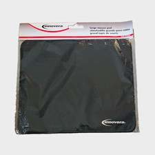 Innovera Large/XL Black Plain Microfiber Mouse Pad 10x9 IVR52600 picture