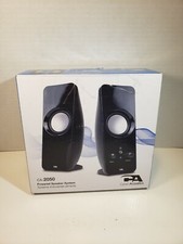 Cyber Acoustics 2.0 Desktop Multimedia Computer Curve Speaker System (CA-2050) picture