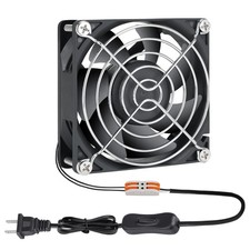 Muffin Fan 110V 120V 220V 3 Inch Fan with AC Plug Electronic Cooling Fan 80Mm X picture