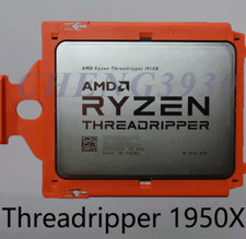 AMD Ryzen Threadripper 1950x 3.40ghz 16 cores 32 threads tr4 CPU processor picture