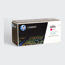 New Open Box HP 655A Magenta Original LaserJet Toner Cartridge, CF453A picture