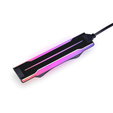 UNI Fan P28 Optional Side Diffused RGB Strip 3 Pcs Pack,Black Color Frame (Compa picture