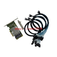 OEM 9305-16i LSI SAS3216 12Gbps HBA IT mode ZFS TrueNAS Unraid +4* SFF-8643 SATA picture