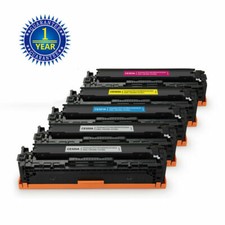 5PK CB540A - CB543 2BMCY Color Toner Cartridge For HP 125A CP1215 CP1515n CM1312 picture