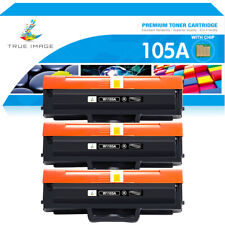 3PK Black Toner Compatible With HP 105A W1105A Laser MFP 137fnw 135a 135w 107w picture