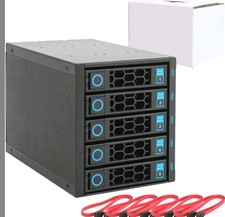 RackChoice Internal Hard Drive Enclosure 5x2.5”/3.5” SATA/SAS Hard D picture