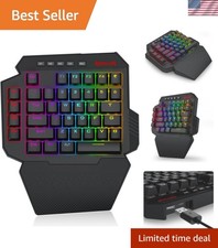 Compact 39-Key USB-C Gaming Keypad with Ergonomic Wrist Rest & RGB Lighting picture