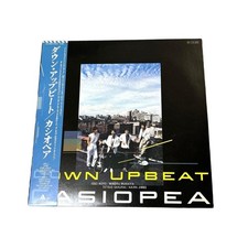 Casiopea Down Upbeat LP Vinyl Obi & Book Japan Excellent Condition Japan picture