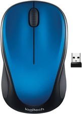 M317 Wireless Optical Mouse - Comfortable Design, 2.4GHz Connection, Steel Blue picture