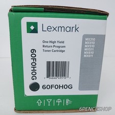 *Imperfect Box* Lexmark 60F0H0G Black High Yield Toner picture