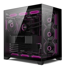 POWER TRAIN Dreamland PRO Gaming PC Case ATX/MATX/ITX Tempered Glass 360mm picture