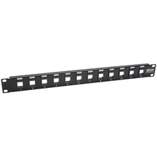 Eaton N062-012-KJ 12-Port 1U Rack-Mount Unshielded Blank Keystone/Multimedia picture