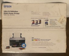 Epson Stylus Photo R260 Digital Photo Inkjet Printer Brand New Sealed picture
