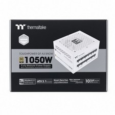 Thermaltake ATX 1050W 80+ Gold Full Modular GF A3 White PS-TPD-1050FNFAGU-N picture