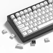Womier Double Shot PBT Keycaps Set 138 Keys, Cherry Profile Custom Keycaps 60... picture