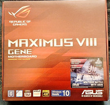 Asus ROG MAXIMUS VIII GENE LGA1151 Z170 mATX Motherboard w/ I/O Shield & 16 Gig picture