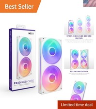 Luxury F240 RGB Core 240mm Single-Frame RGB Fan Unit - Silent & Powerful Cooling picture