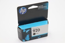 NEW GENUINE HP 920 Black Ink Cartridge for Officejet 6000 6500 7000 12/2015 picture