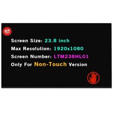 LTM238HL06 LCD Non-Touch Replacement for HP Eliteone 800 G6 Display Screen 23.8