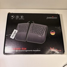 Perixx PERIBOARD-524 Ergonomic Split Keyboard Wired USB Mini US English Black picture