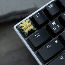 1pc Hand Made Resin Artisan Keycap Mechanical Keyboard Shishi Demon Custom PC picture