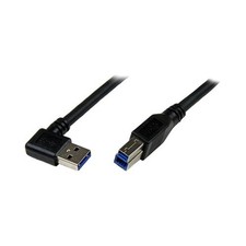 Startech USB3SAB1MRA 1FT USB 3.0 A TO B CABLE RIGHT ANGLE USB B PRINTER CABLE picture