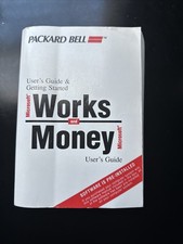 User’s Guide & Getting Started Microsoft Works And Money  1996 In Good Condition picture