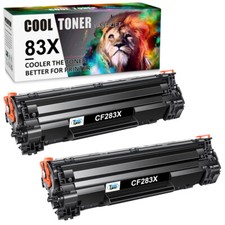 2 Pack CF283X 83X Toner Cartridge Compatible with HP LaserJet Pro M202dw M225rdn picture