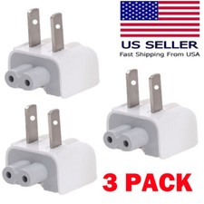 3x AC Power Wall Plug Duck Head For Apple MacBook Pro Air Adapter Charger US picture