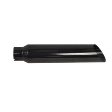 For Exhaust Tip 5-8 straight black, made of stainless steel 409,wall thickness picture