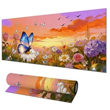 XL Mouse Pad Gaming Mousepad 31.5 x 11.8 Inch Large Keyboard Desktop Mat Diat... picture