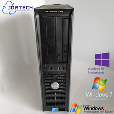 Customizable Retro Dell Optiplex 780 DT Core2Duo SSD 8GB Windows XP W7 CNC Ready picture