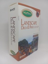 Punch Landscape Deck & Patio Designer Software * Brand New * Win XP or Higher picture