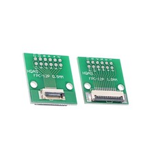 FFC FPC 12 Pin 0.5mm 1mm Pitch to DIP 2.0mm PCB Converter Couple Extend Adapter picture
